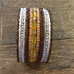 NWOT beaded cuff bracelet